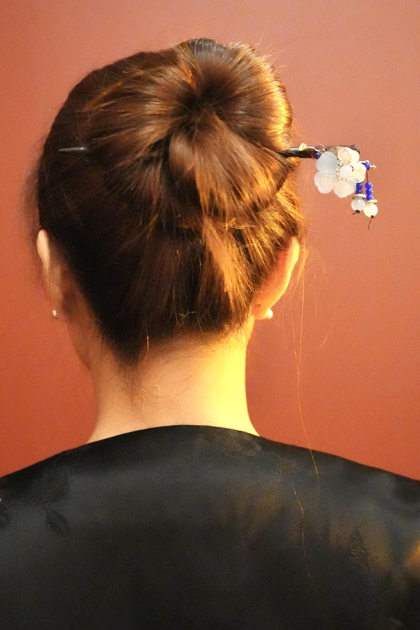 Blue Flower Elegant Hairpin