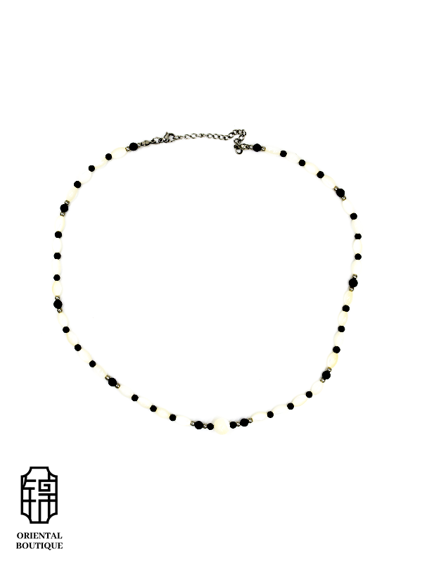 Eternal Collection - Luminous Night Pearl Necklace - ORIENTAL BOUTIQUE