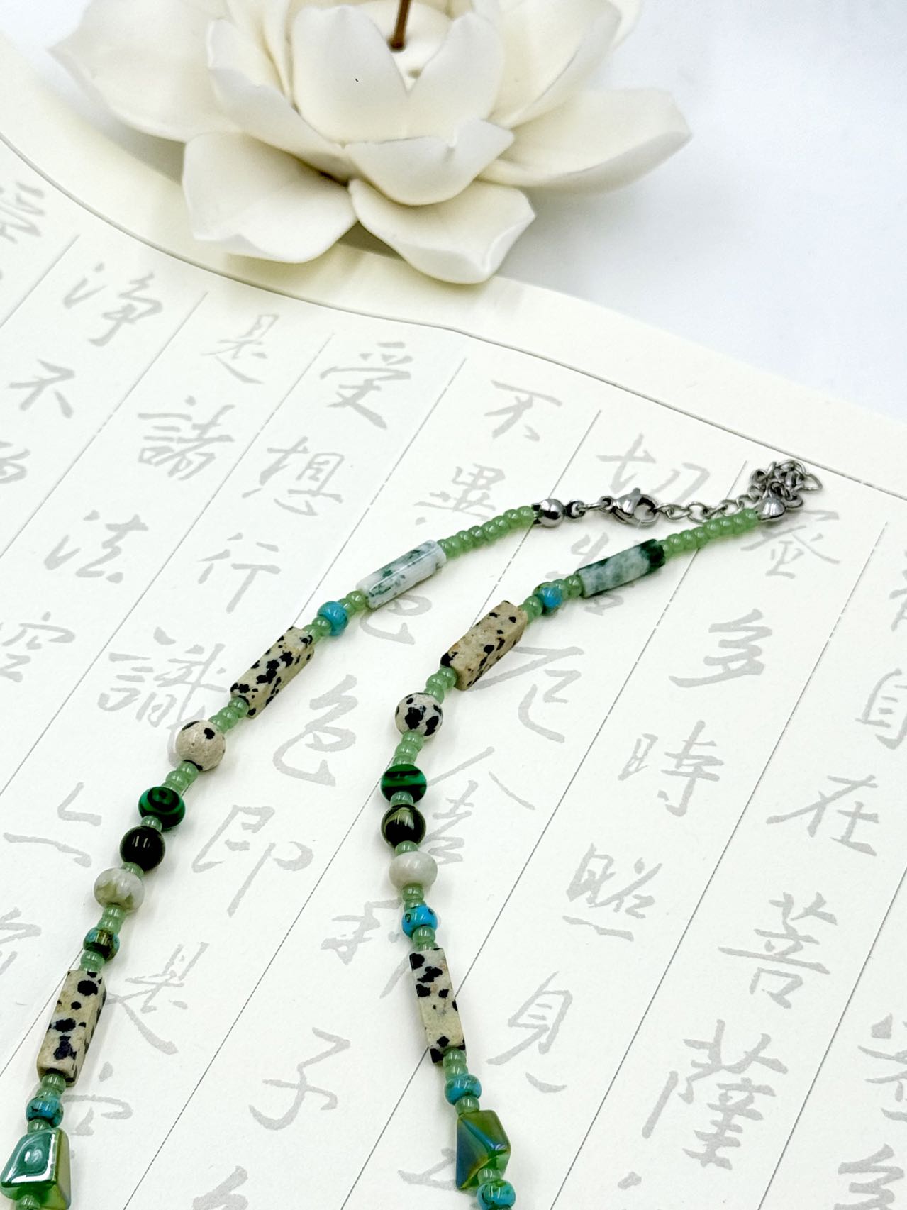 Palace Collection - Emerald Mist Necklace - ORIENTAL BOUTIQUE
