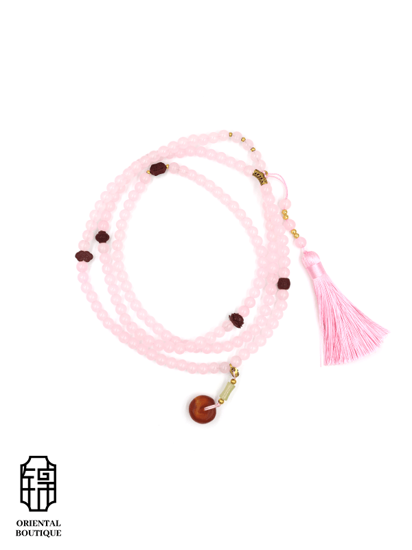 Serene Collection - Pink Lotus Serenity Mala - ORIENTAL BOUTIQUE