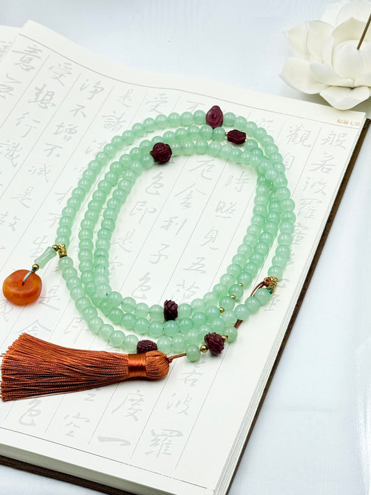 Serene Collection - Emerald Glow Necklace - ORIENTAL BOUTIQUE