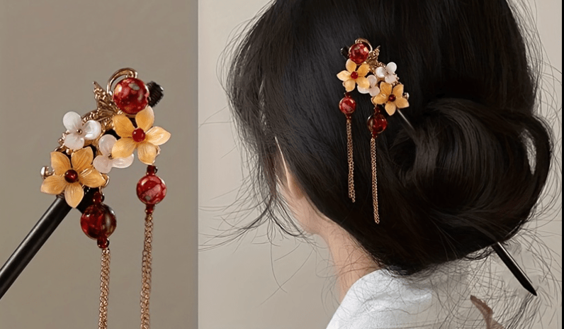 How to Wear Chinese Hairpins | JIN Oriental Boutique