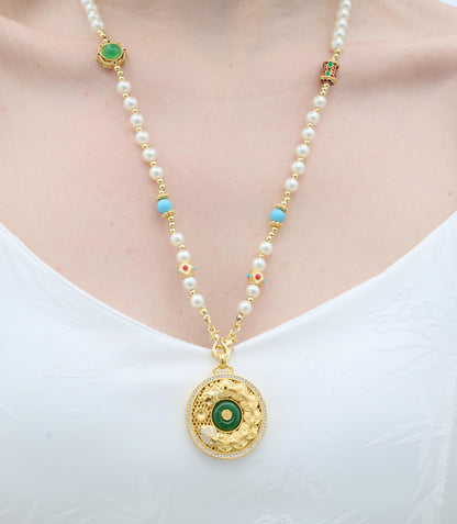 Celestial Dragon Pearl Necklace