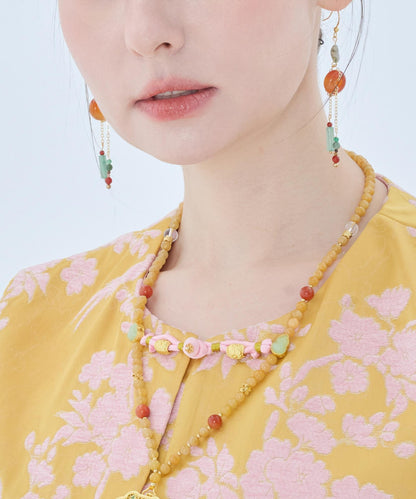 Autumn Talisman Jade Earrings