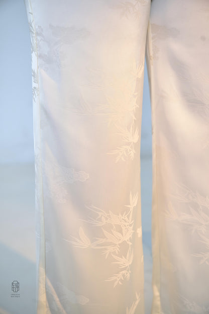 Chinese Silk Pants - Whispers of Bamboo Traditional Style