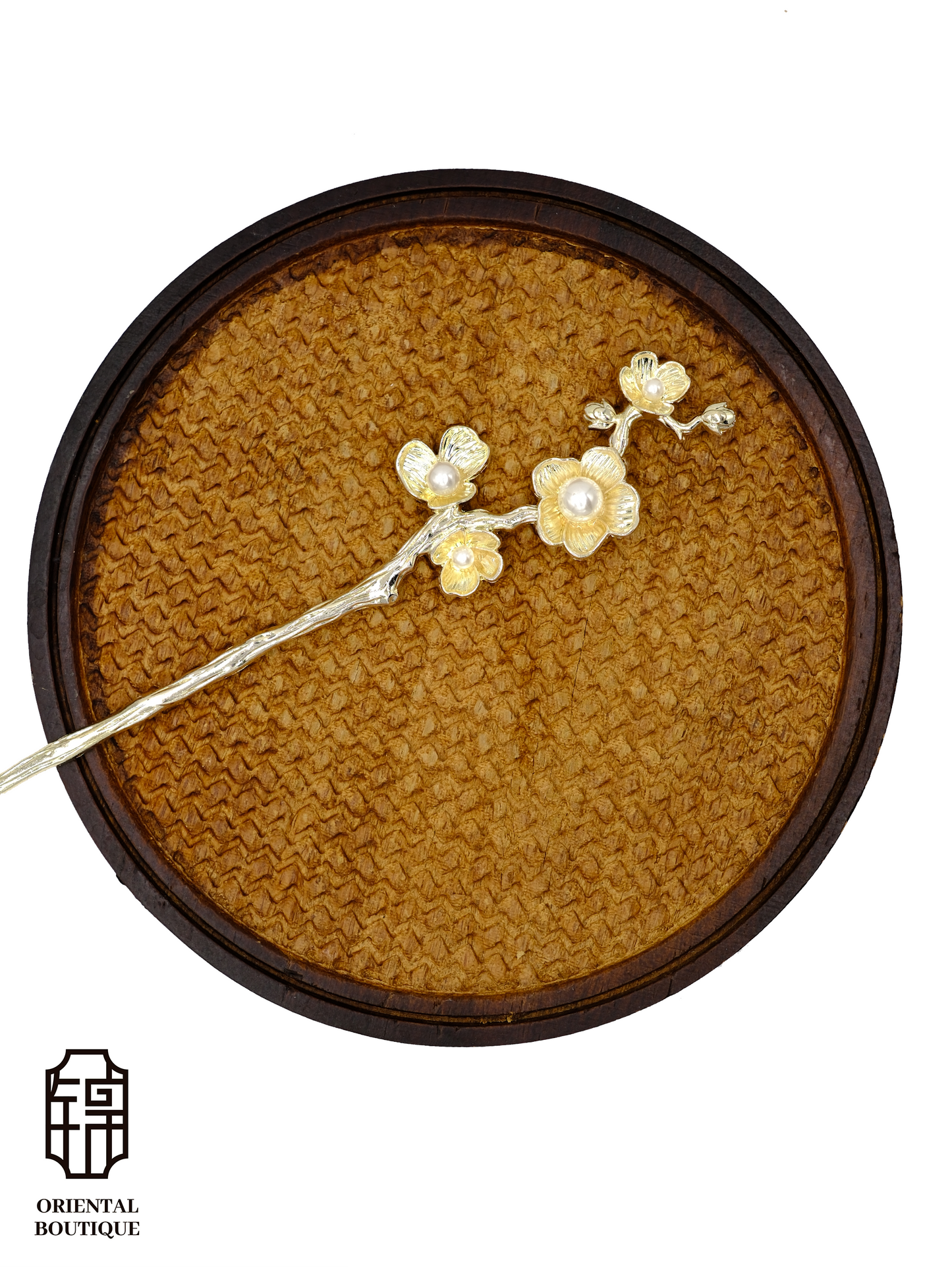 Light Gold Blossom Hairpin