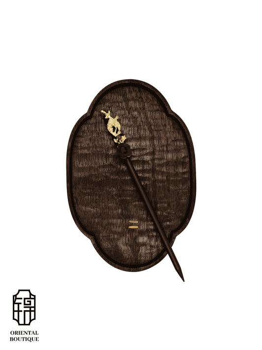 Gold Fish Wooden Hair Stick