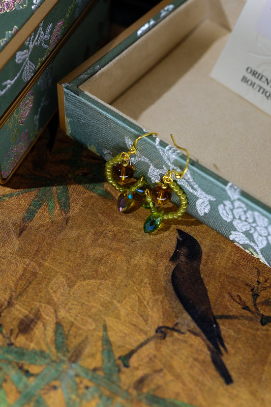Golden Citrus Dew Earrings