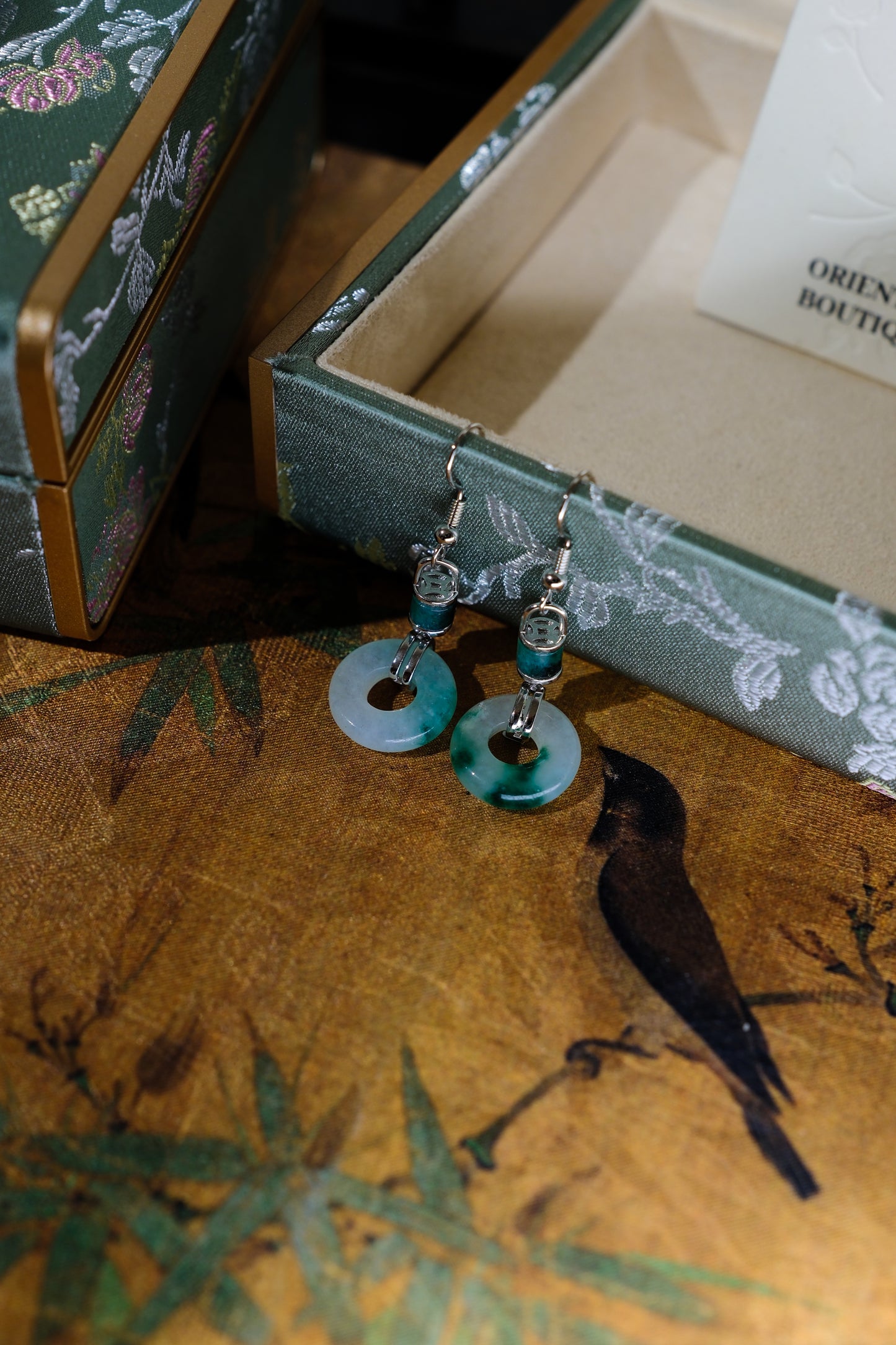 Jade Loop Serenity Earrings