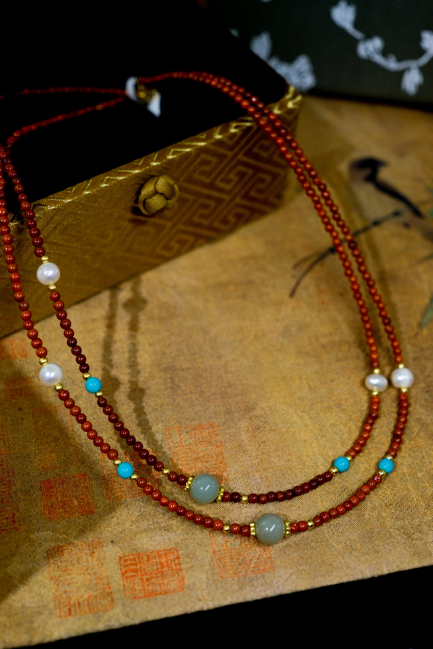 Eternal Collection - Red Sand Star Necklace