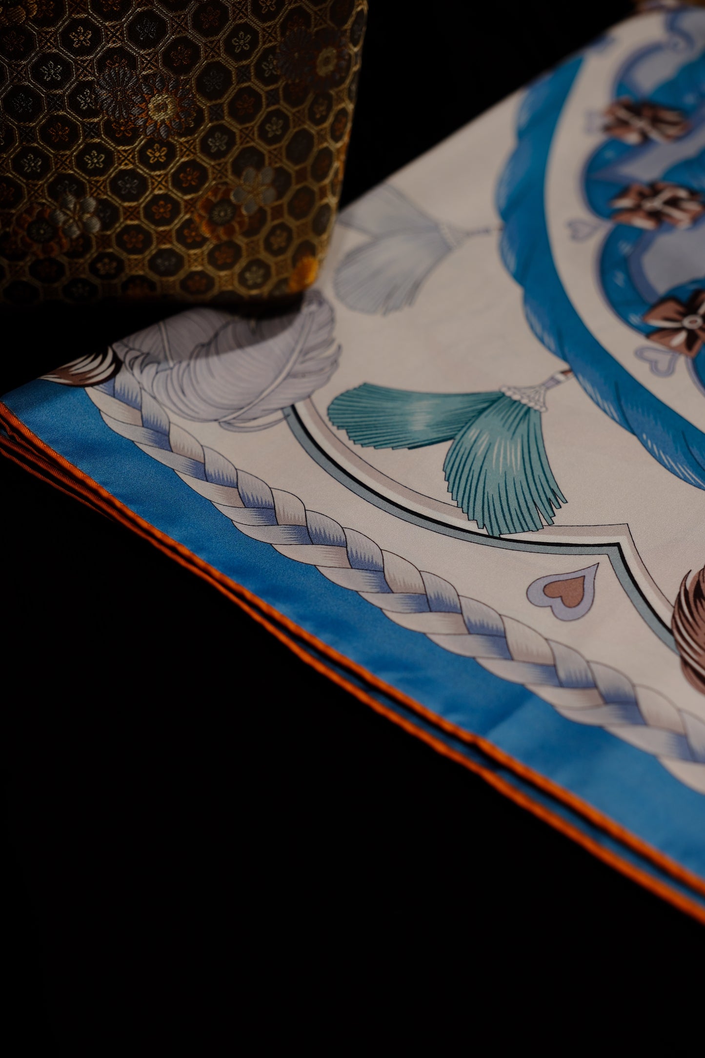 Silk Scarf – Double-Sided Classic Oriental Style
