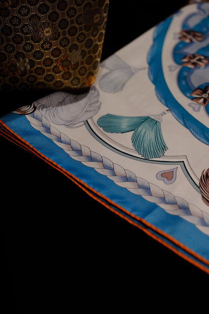 Silk Scarf – Double-Sided Classic Oriental Style