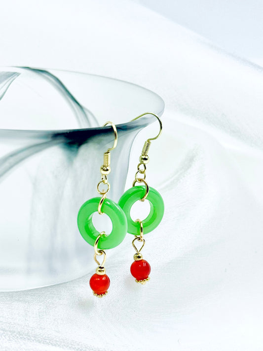 Jade Harmony Earrings - ORIENTAL BOUTIQUE