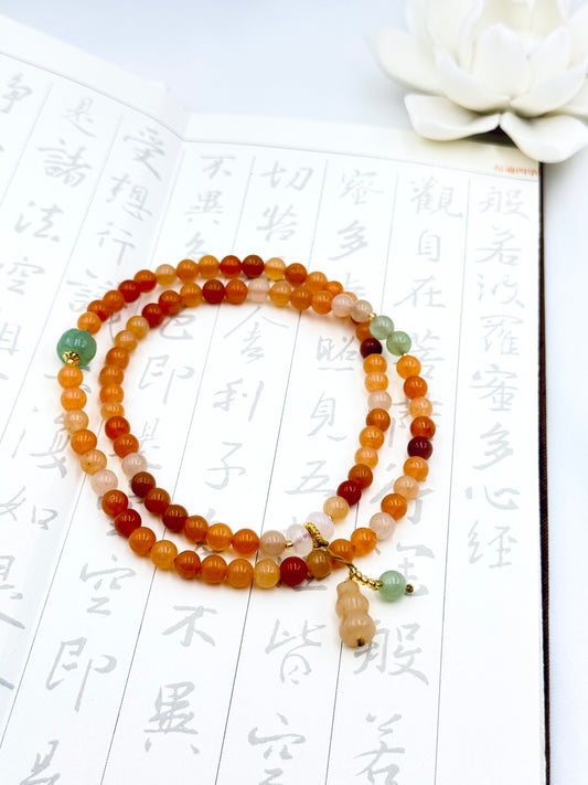 Autumn Whisper Mala Necklace