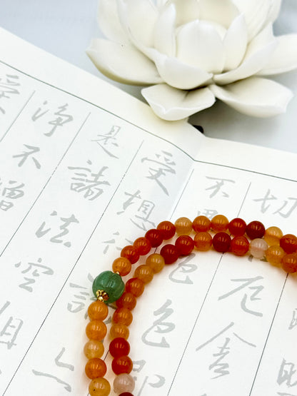Autumn Whisper Mala Necklace