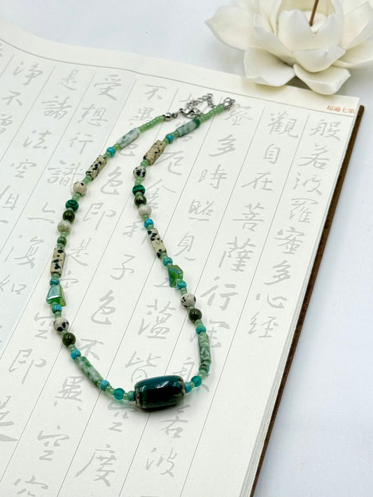 Palace Collection - Emerald Mist Necklace - ORIENTAL BOUTIQUE