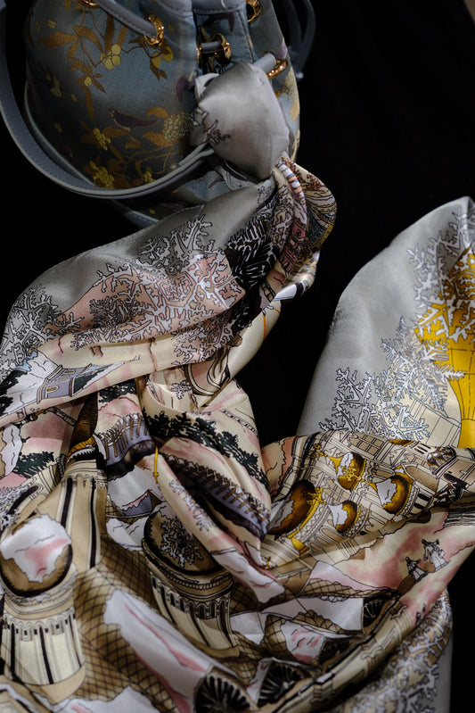 Architectural Heritage Square Scarf